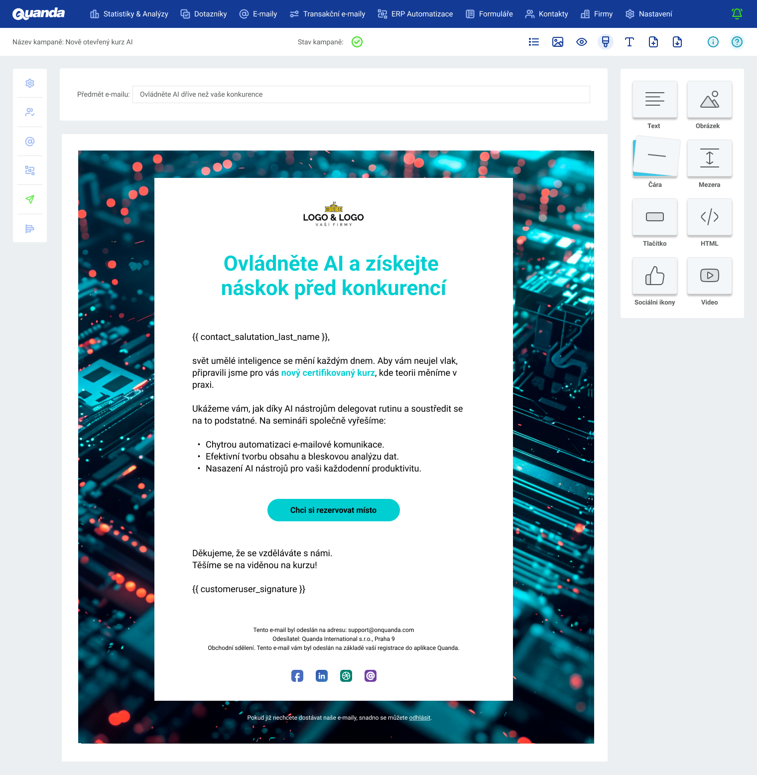 Quanda for education and consulting — fill your courses and keep your clients